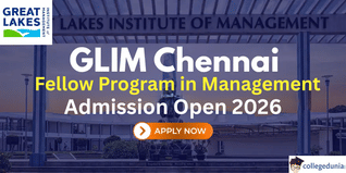 GLIM Chennai Invites Applications for Fellow Program in Management 2026; Check Details Here!